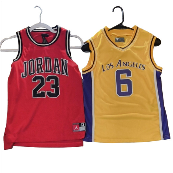 Jordan Other - Jordan Kids Red and Yellow Sports Jerseys Set